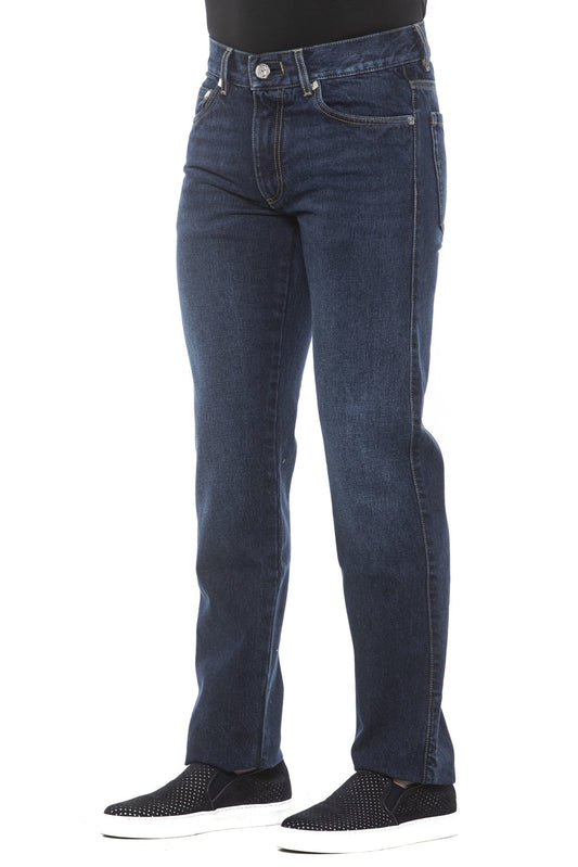 Exquisite Embroidered Regular Fit Denim
