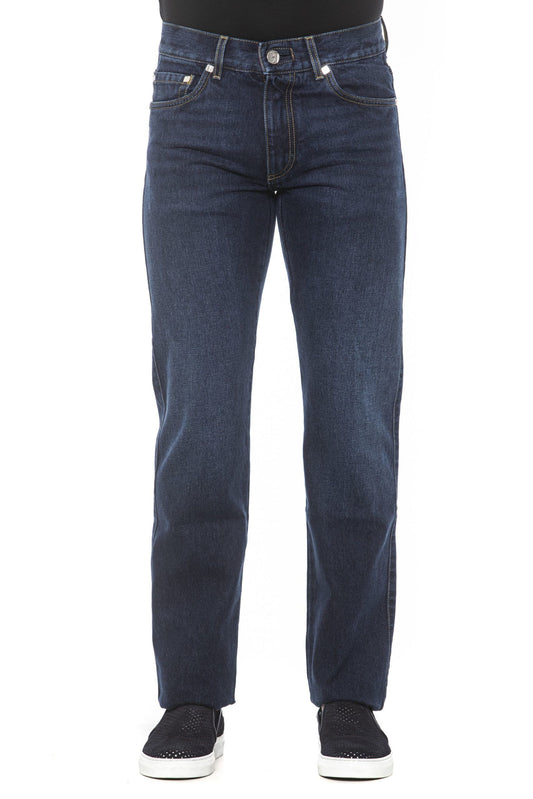 Exquisite Embroidered Regular Fit Denim