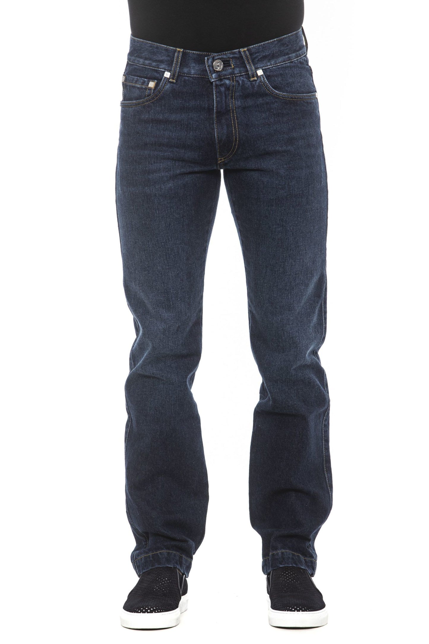 Embroidered Elegance Regular Fit Denim