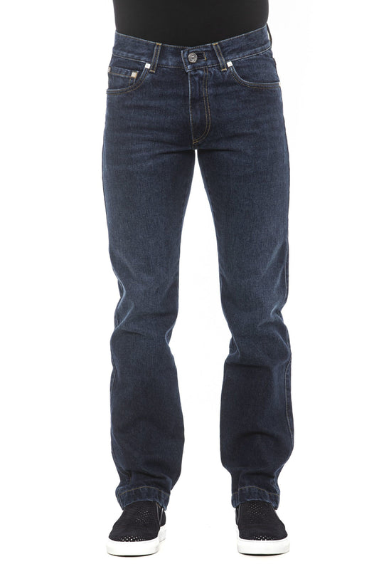 Embroidered Elegance Regular Fit Denim