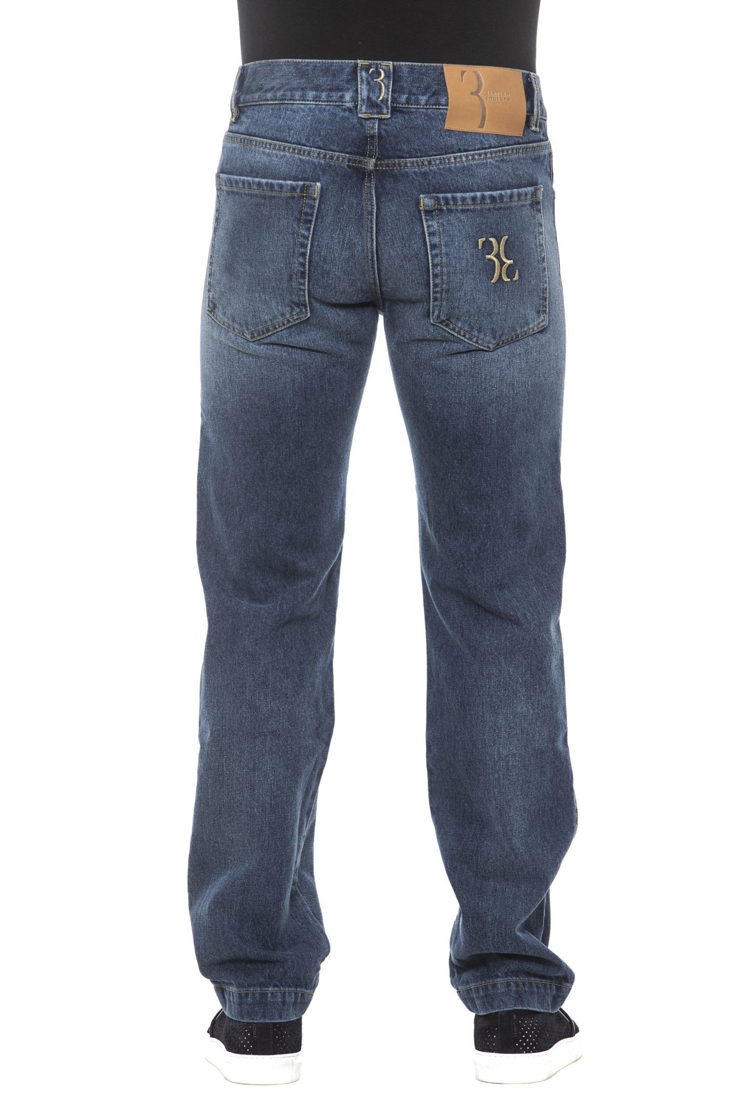Elegant Embroidered Regular Fit Denim
