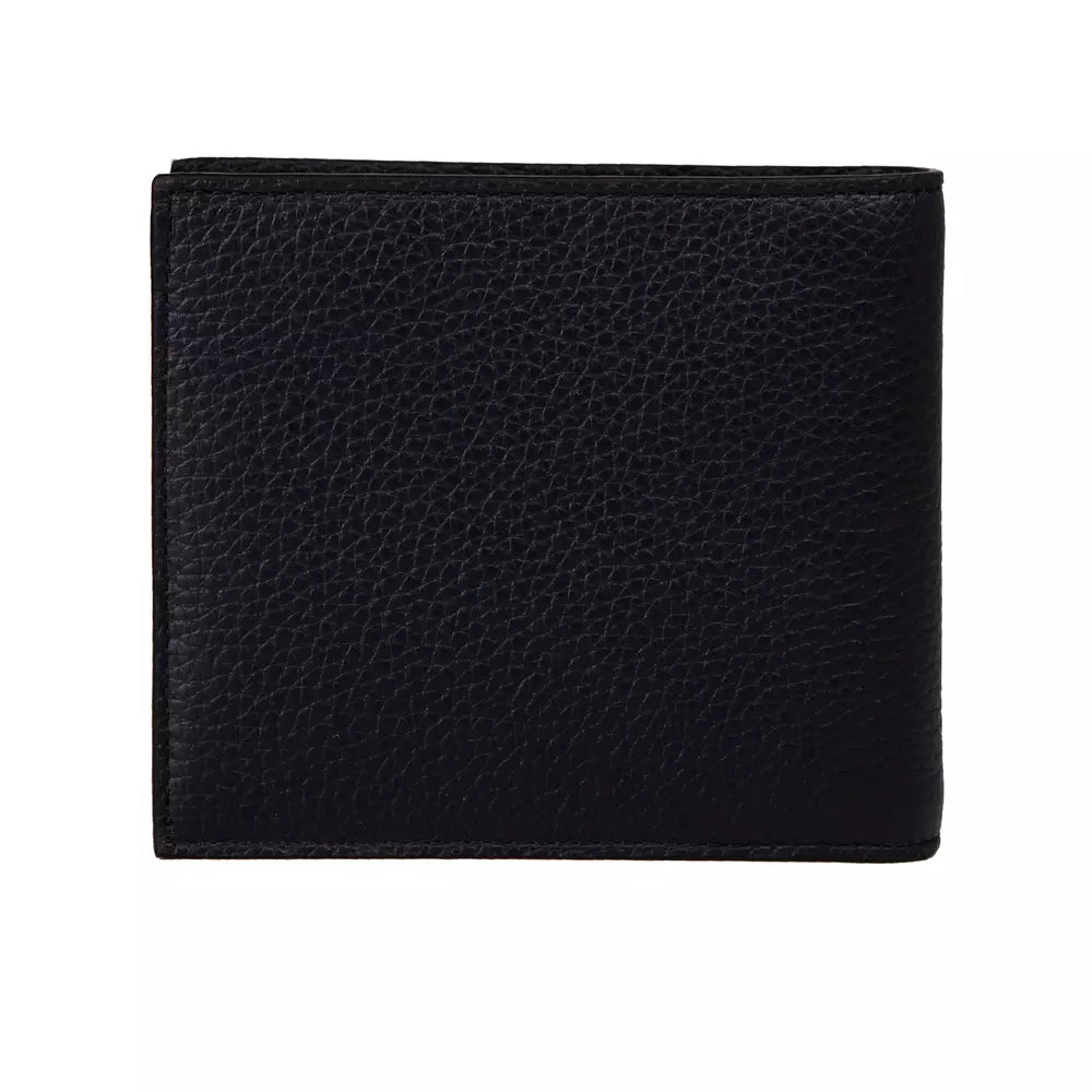 Sleek Black Leather Men's Wallet