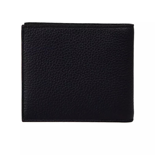 Sleek Black Leather Men's Wallet