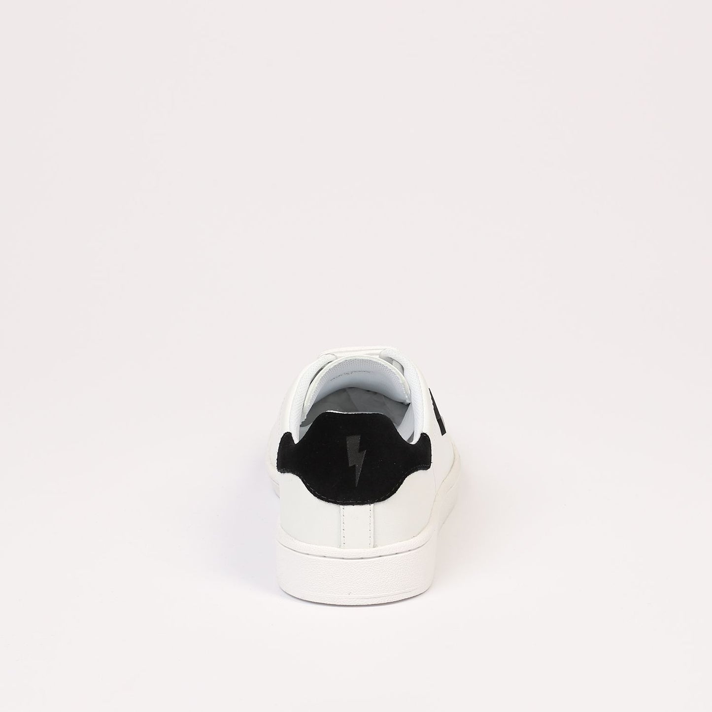 Elegant White Tennis Trainers with Side Logo