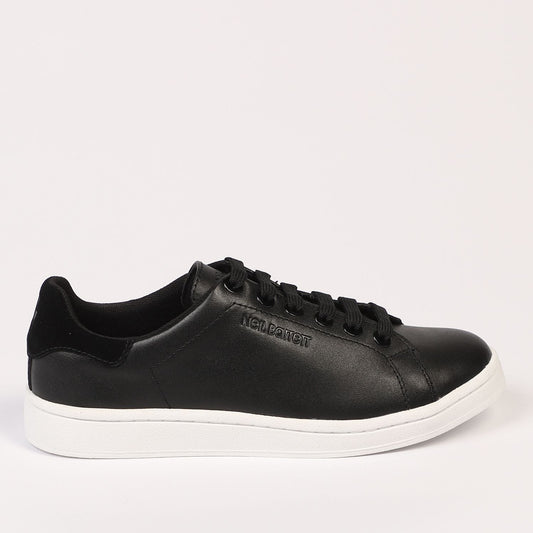 Chic Black Tennis Trainers with Lace Closure