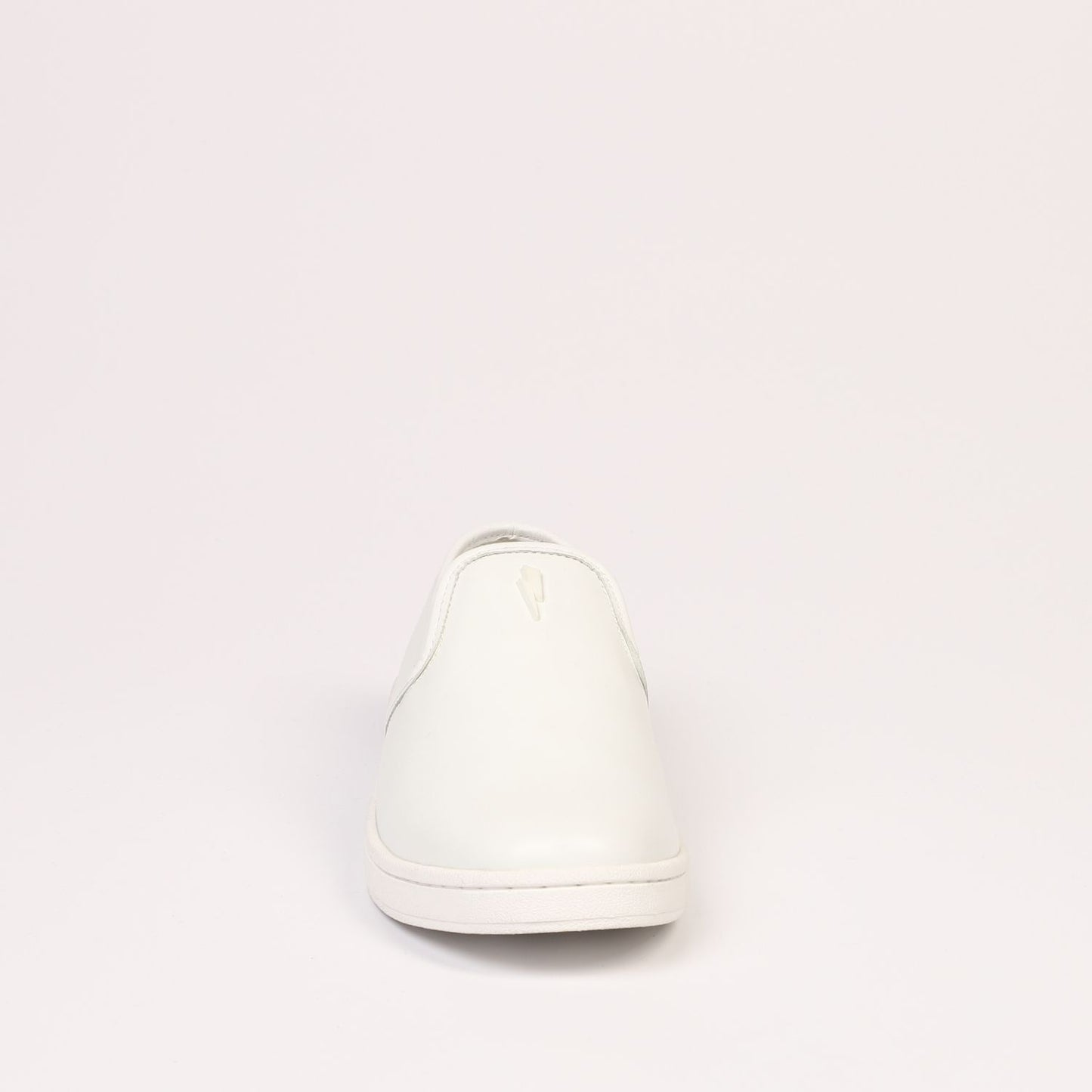 Chic White Slip-On Sneakers with Logo Detail