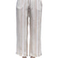 Chic Beige Palazzo Pants with High Waist