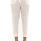 Elegant High-Waist Linen Trousers