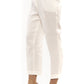 Elegant High-Waist Linen Trousers