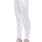 Chic White Gabardine Trousers with Tailored Fit
