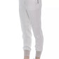 Elegant Beige Gabardine Trousers with Pockets