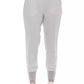 Elegant Beige Gabardine Trousers with Pockets