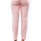 Chic Pink Ankle Trousers for a Sleek Fit