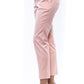 Chic Pink Ankle Trousers for a Sleek Fit