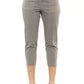 Chic Adherent Ankle Cotton Trousers
