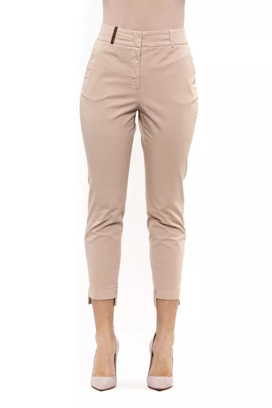 Chic Ankle Trousers in Cotton