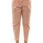 Pastel Pink High Waisted Cotton Trousers
