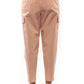 Pastel Pink High Waisted Cotton Trousers