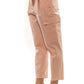 Pastel Pink High Waisted Cotton Trousers