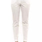 Chic High-Waisted Cotton Trousers