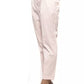 Chic Pink Ankle Trousers for Sophisticated Style