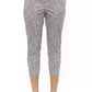 Chic Adherent White Ankle Trousers