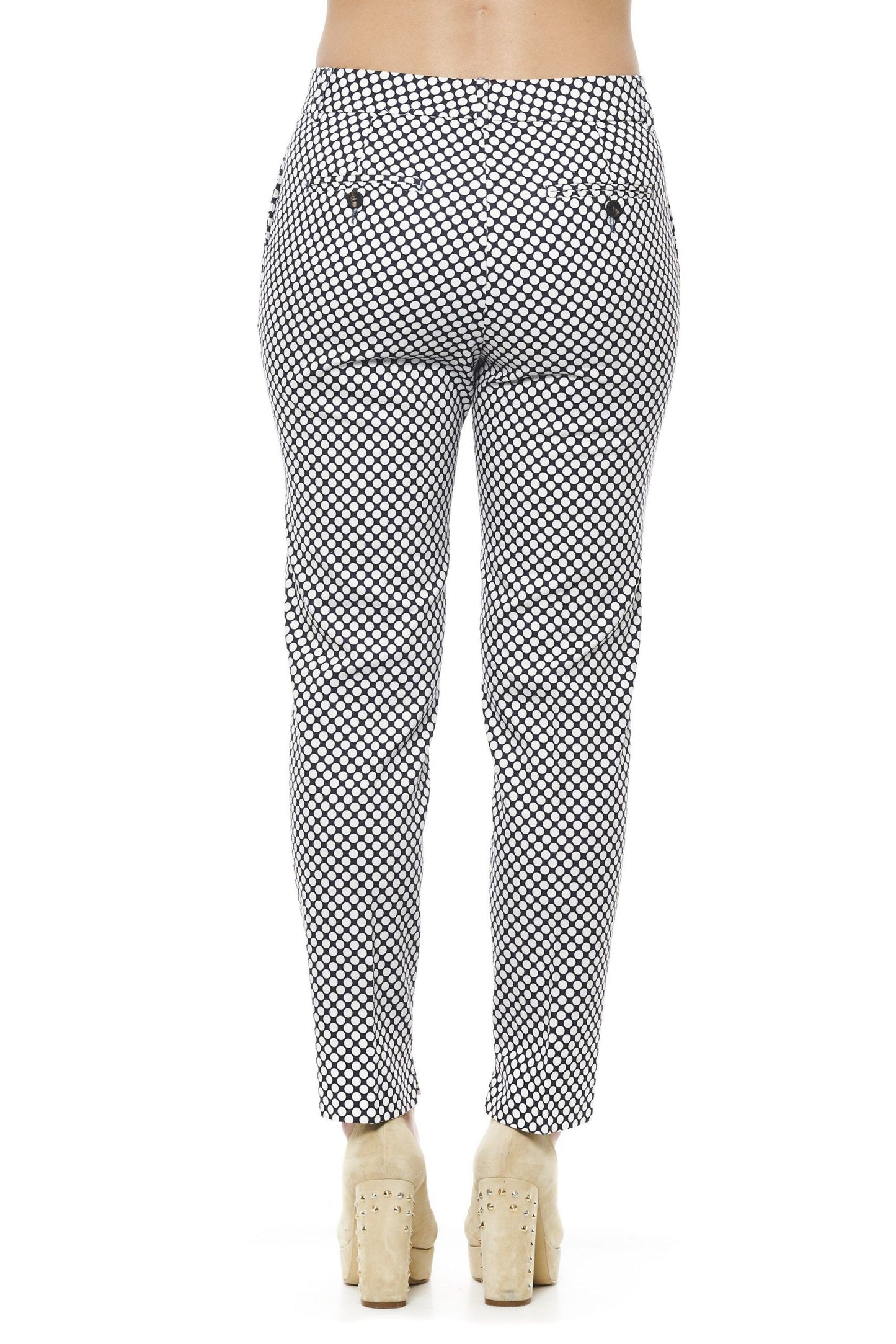 Polka Dot Charm Straight Leg Trousers