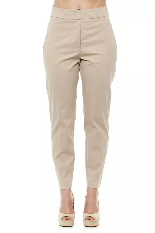 Elegant High-Waist Tailored Trousers
