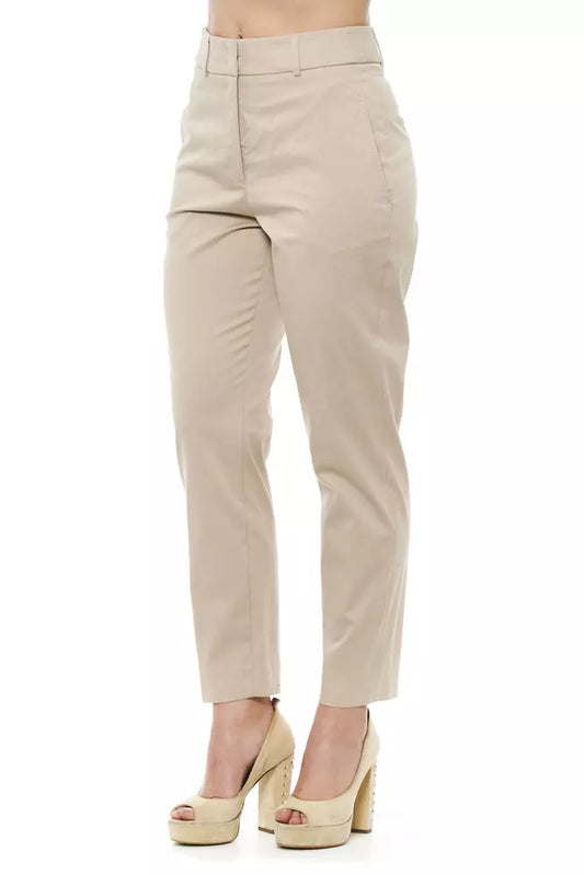 Elegant High-Waist Tailored Trousers