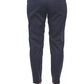 Elegant High Waist Trousers in Chic Blue