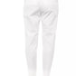 Elegant Regular Waist White Trousers