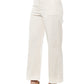 Chic Beige High-Waist Palazzo Trousers