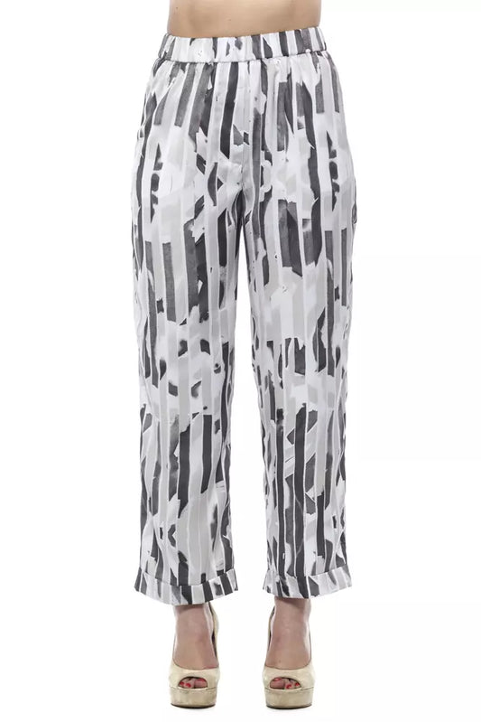 Elegant Beige Palazzo Trousers