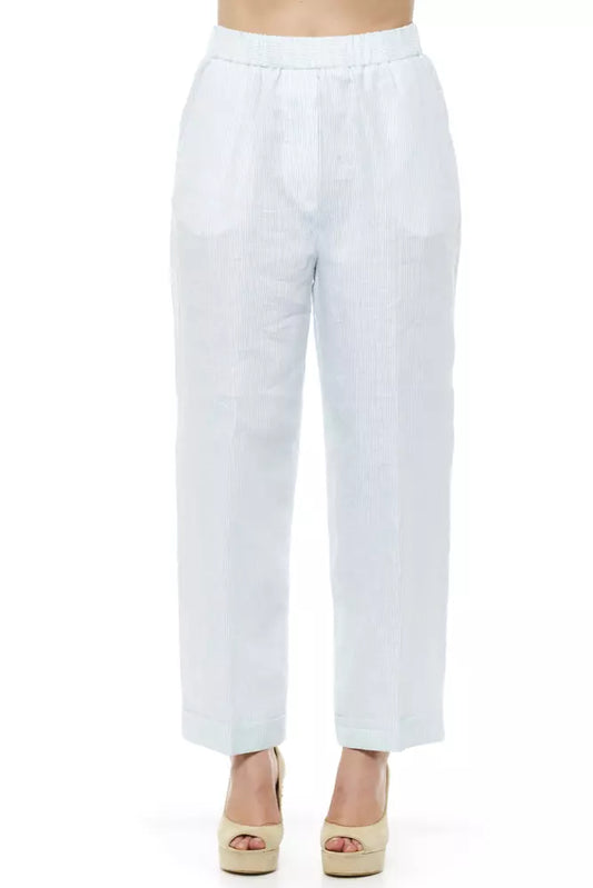 Elegant Wide Leg Palazzo Pants in Sumptuous Green