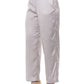 Elegant Geometric Palazzo Pants in Beige