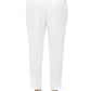 Chic White Trousers with a Comfortable Elastic Waist