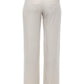 Chic Beige Palazzo Pants with Luminous Detailing