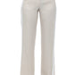 Chic Beige Palazzo Pants with Luminous Detailing