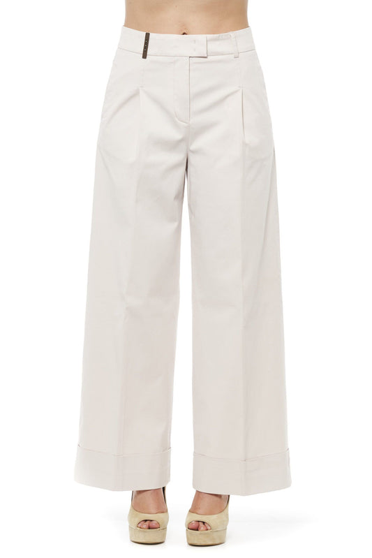 Elegant High-Waist Palazzo Trousers