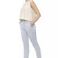 Elegant High-Waist Cigarette Trousers