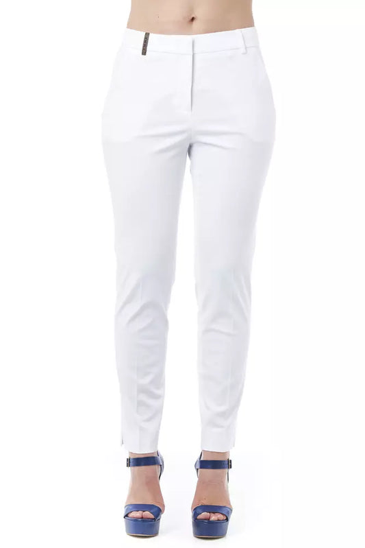 Chic High Waist Cigarette Leg Trousers