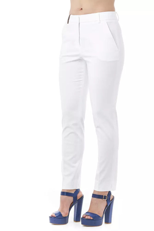 Chic High Waist Cigarette Leg Trousers