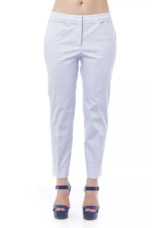 Elegant Geometric Pattern Trousers