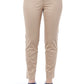 Chic Beige Straight-Leg Trousers