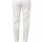 Chic Beige Straight-Leg Pants with Subtle Slits