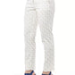 Chic Geometric Stretch Trousers