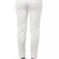 Chic Geometric Stretch Trousers