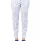 Elegant Geometric Stretch Pants