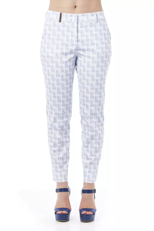 Elegant Geometric Stretch Pants