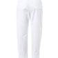 Chic High-Waisted Baggy White Trousers
